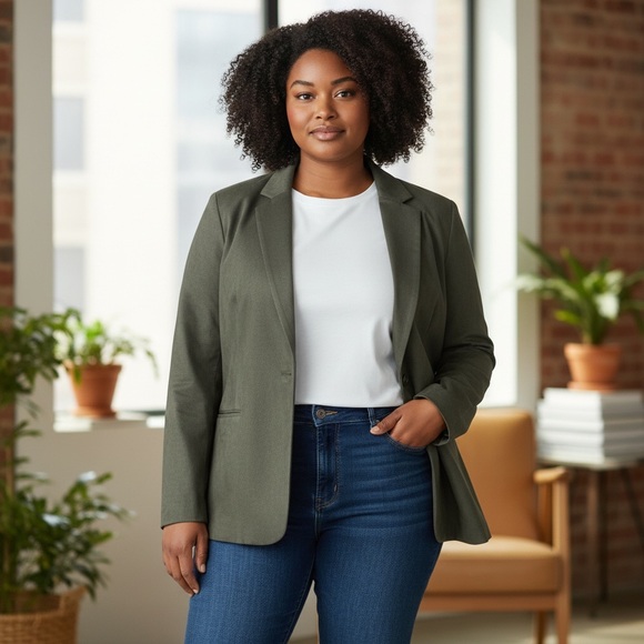 Lands' End Jackets & Blazers - Lands' End Women's Wool Cashmere Blend Blazer